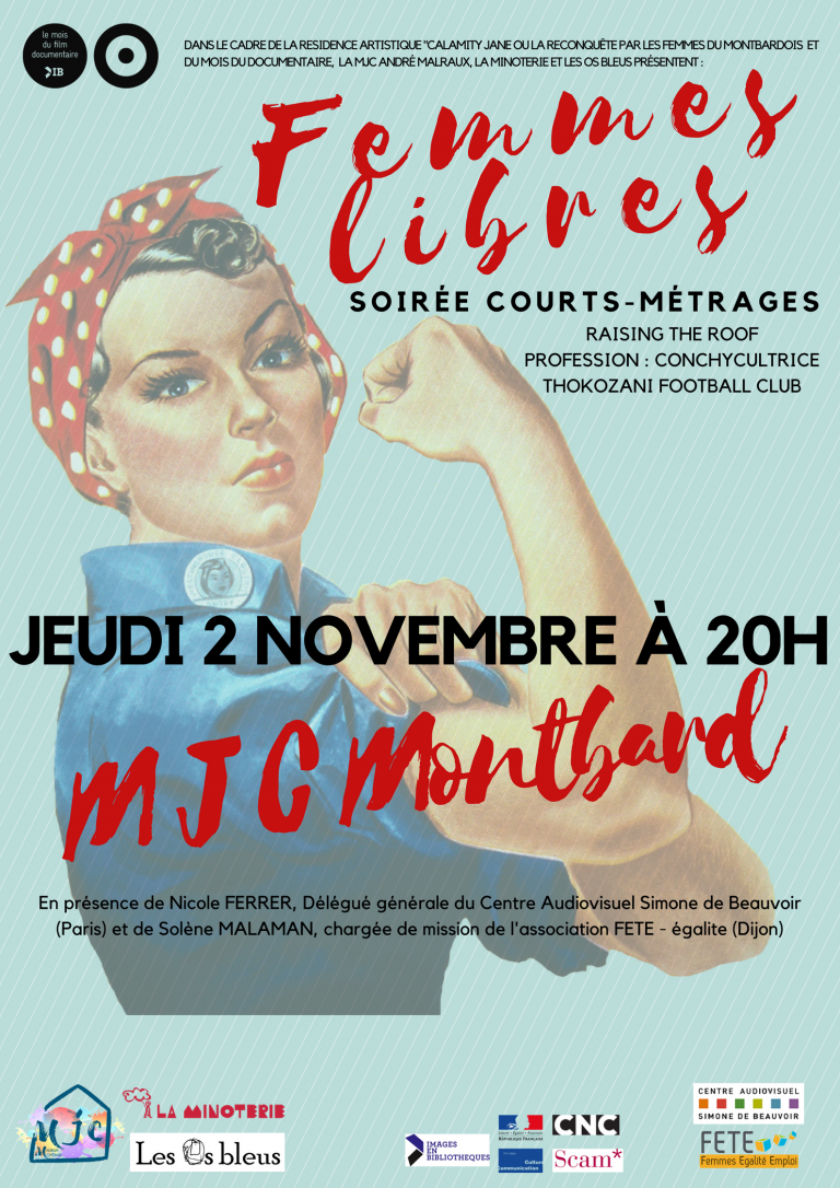 2 novembre : projection rencontre Femmes libres à la MJC de Montbard (Côte d’Or)