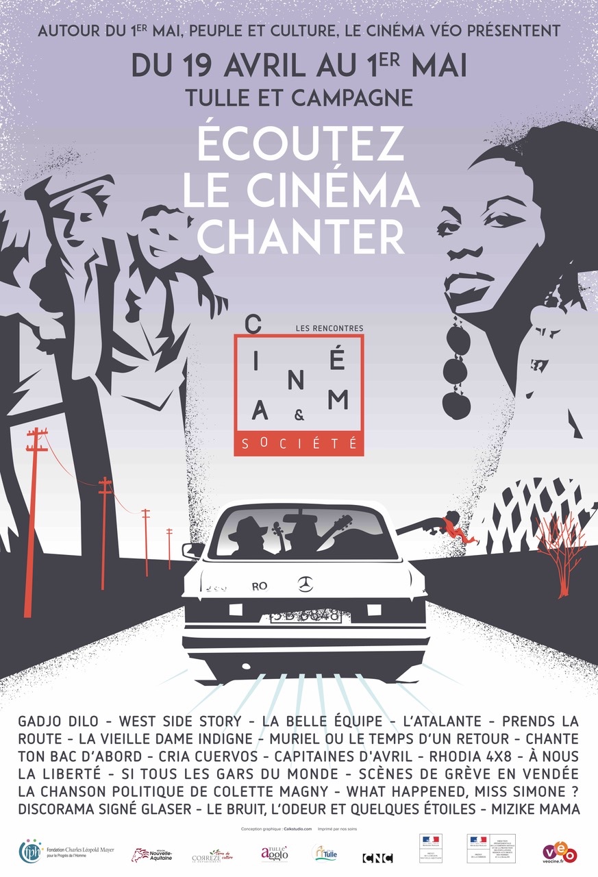 20, 21 & 22 avril 2108 en Corrèze « Ecoutez le cinéma chanter » avec Autour du 1er mai